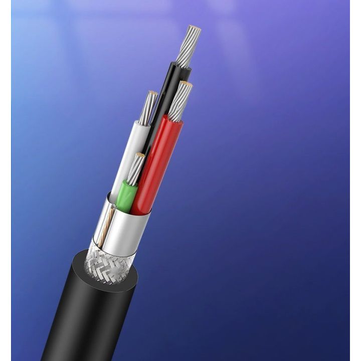 USB B tipo spausdintuvo kabelis (vyriškas) - USB 2.0 (vyriškas) 480 Mbps 1,5 m juodas (US135 10350)