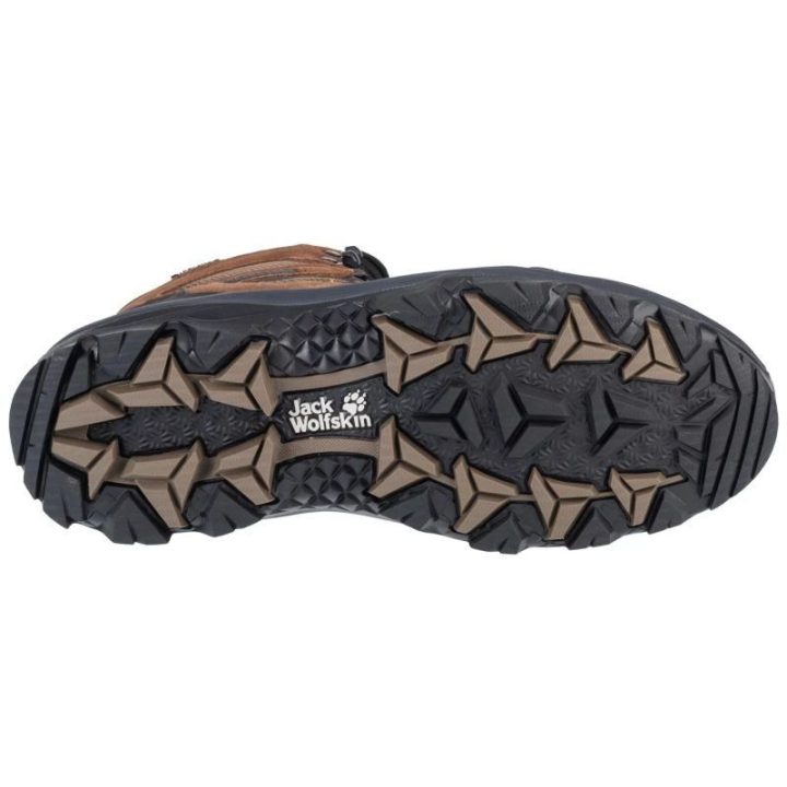 Vyriški žygio batai Jack Wolfskin Vojo 3 Texapore Mid, rudi
