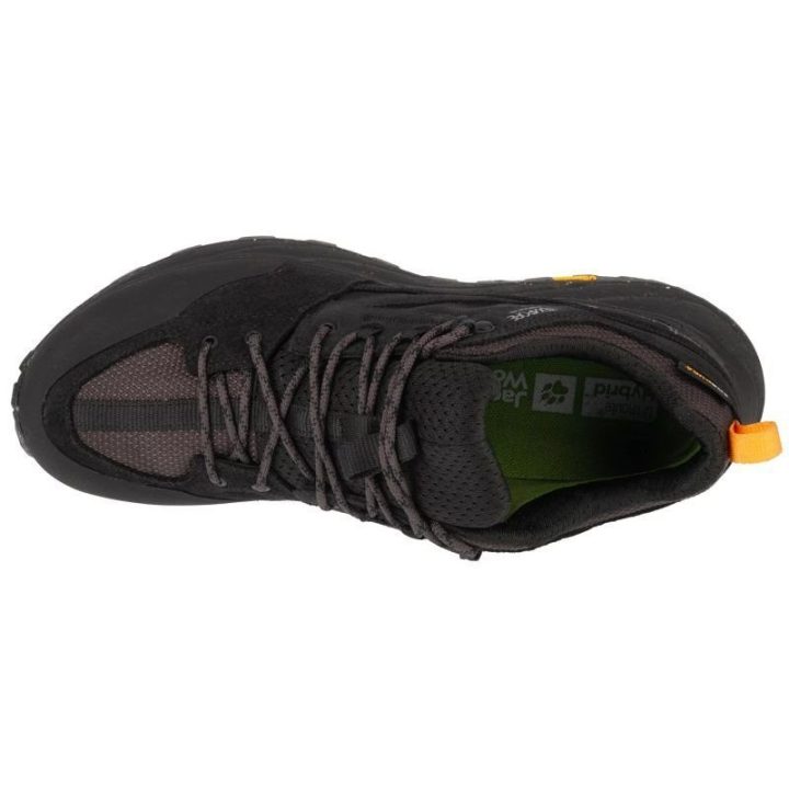 Vyriški žygio batai Jack Wolfskin Terraquest Texapore, juodi ir pilki