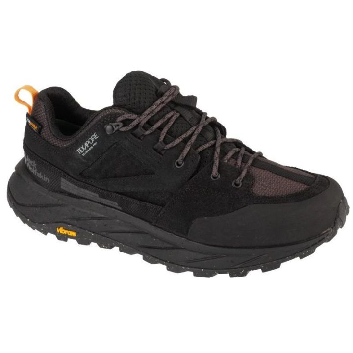 Vyriški žygio batai Jack Wolfskin Terraquest Texapore, juodi ir pilki