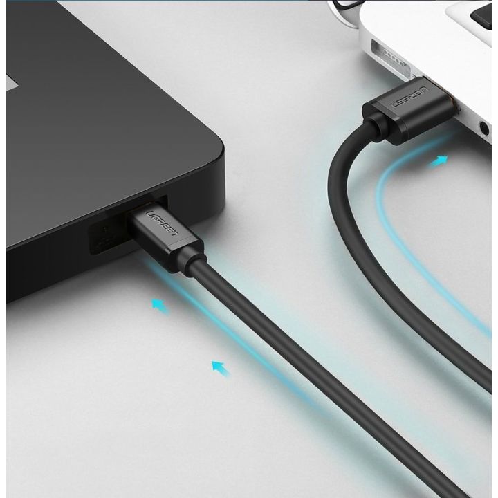 kabelis USB - mini USB kabelis 480 Mbps 3 m juodas (US132 10386)