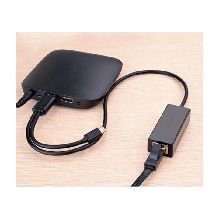 išorinis tinklo adapteris RJ45 - USB 2.0 100 Mbps Ethernet juodas (CR110 20254)