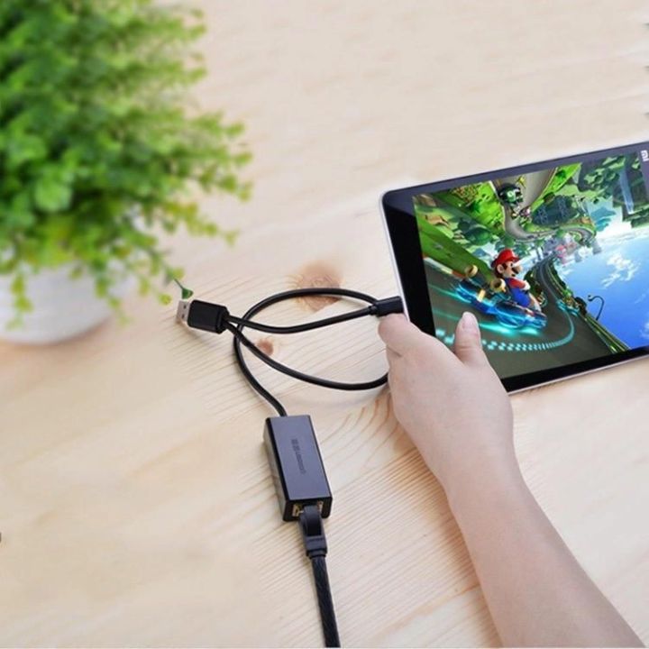 išorinis tinklo adapteris RJ45 - USB 2.0 100 Mbps Ethernet juodas (CR110 20254)