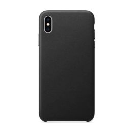 ECO Leather dėklas iPhone 12 Pro Max juodos spalvos