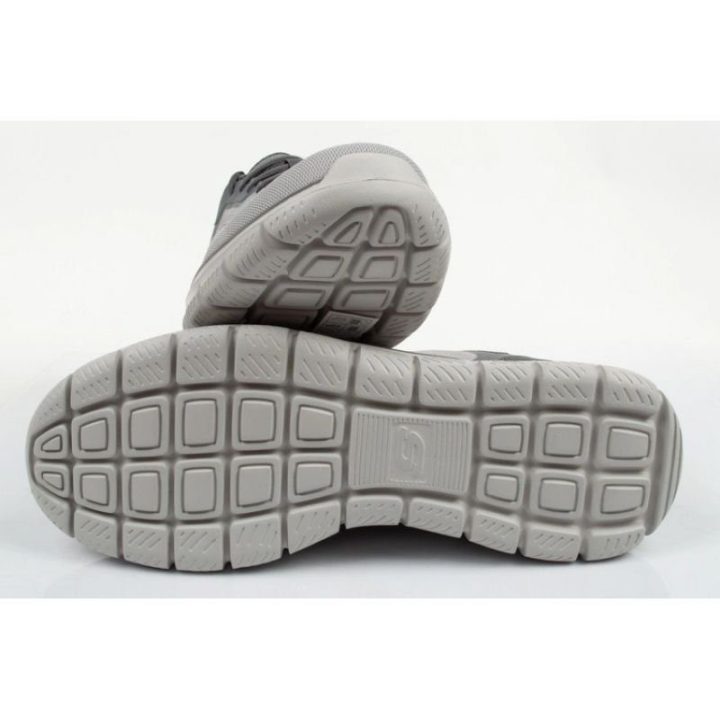Vyriški sportbačiai su amortizuojančiu padu Skechers Track, pilki