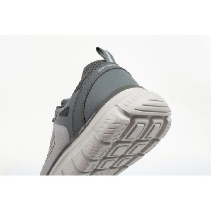 Vyriški sportbačiai su amortizuojančiu padu Skechers Track, pilki