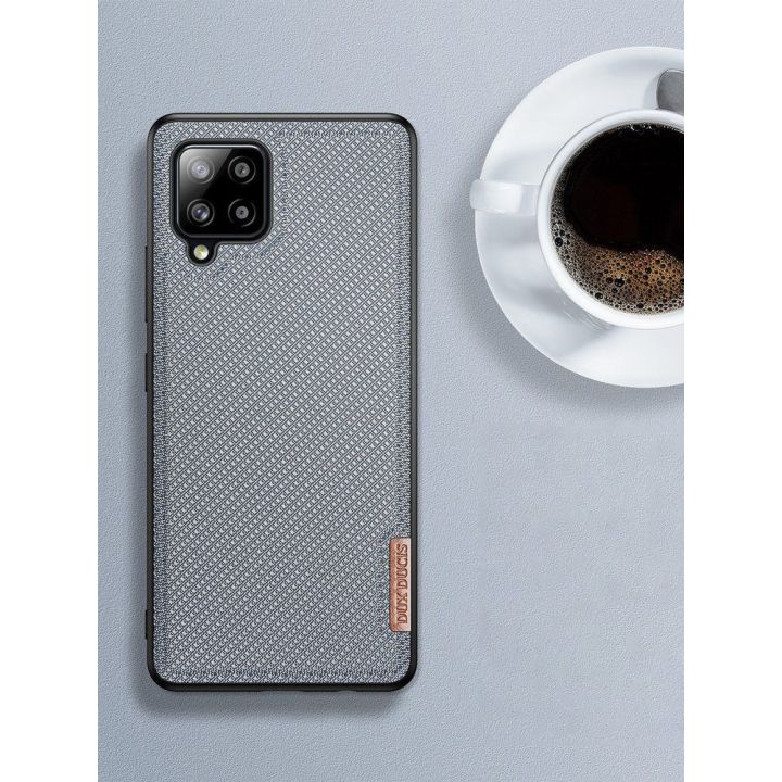 Fino dėklas, padengtas nailono medžiaga, skirtas Samsung Galaxy A42 5G , žalias