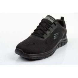 Vyriški sportbačiai su amortizuojančiu padu Skechers Track, juodi