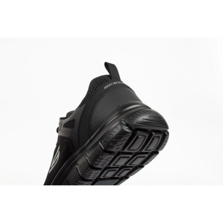 Vyriški sportbačiai su amortizuojančiu padu Skechers Track, juodi