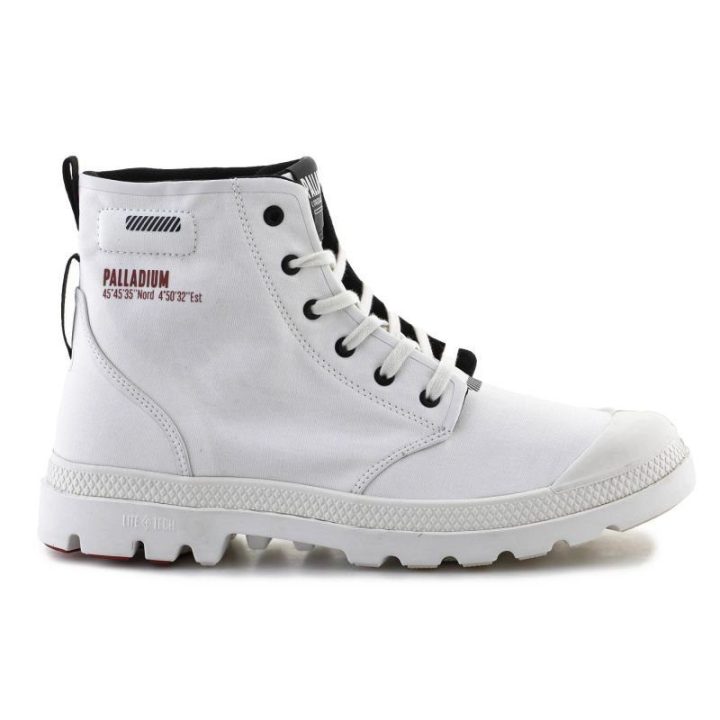 Uniseks sportbačiai Palladium Pampa Lite+ Hi, balti