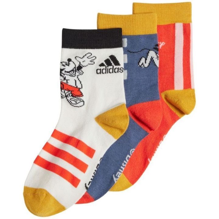 Vaikiškos kojinės su Mickey Mouse motyvu adidas, 3 poros