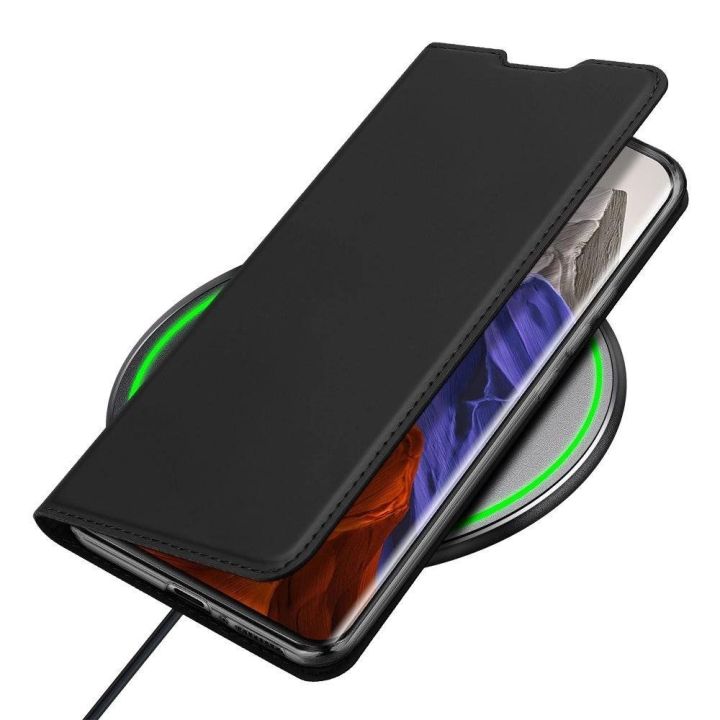 DUX DUCIS Skin Pro knygų dėklo tipo dėklas, skirtas Xiaomi Mi 11 Pro , juodos spalvos