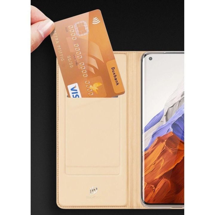 DUX DUCIS Skin Pro knygų dėklo tipo dėklas, skirtas Xiaomi Mi 11 Pro , juodos spalvos