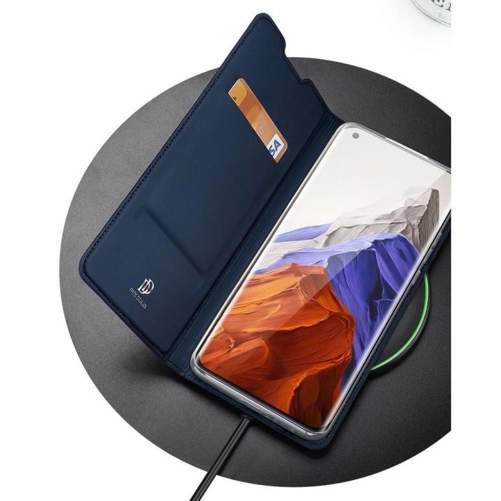 DUX DUCIS Skin Pro knygų dėklo tipo dėklas, skirtas Xiaomi Mi 11 Pro , juodos spalvos