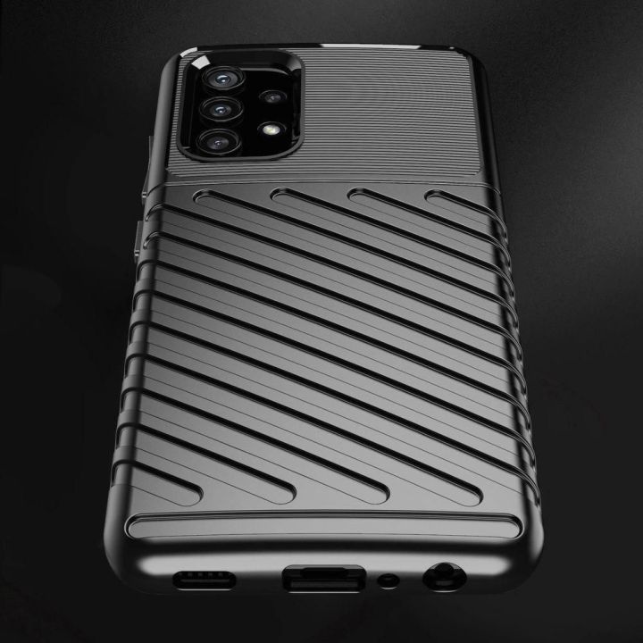 Thunder Case lankstus, tvirtas, atsparus dangtelis TPU dėklas, skirtas Nokia 5.4 , mėlynas