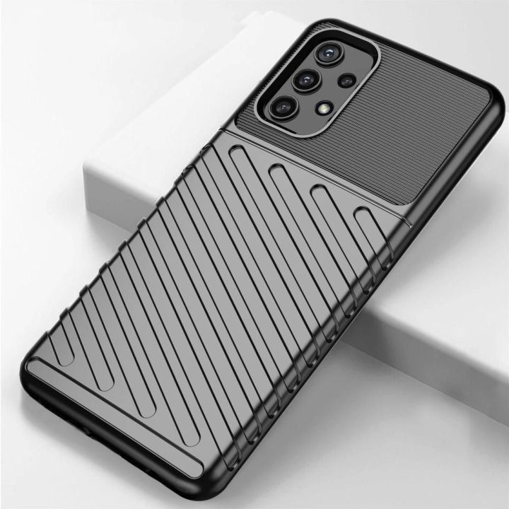 Thunder Case lankstus, tvirtas, atsparus dangtelis TPU dėklas, skirtas Nokia 5.4 , mėlynas