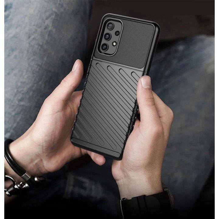 Thunder Case lankstus, tvirtas, atsparus dangtelis TPU dėklas, skirtas Nokia 5.4 , mėlynas