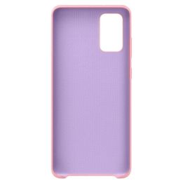 Silikoninis dėklas Minkštas lankstus guminis dangtelis skirtas Samsung Galaxy A72 4G rožinis