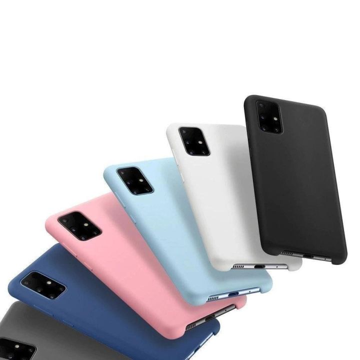 Silikoninis dėklas Minkštas lankstus guminis dangtelis skirtas Samsung Galaxy A72 4G raudonas