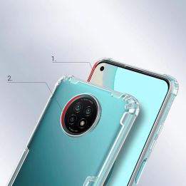 Nillkin Nature TPU Case Gel Ultra Slim Cover korpusas, skirtas Xiaomi Redmi Note 9T 5G , skaidrus