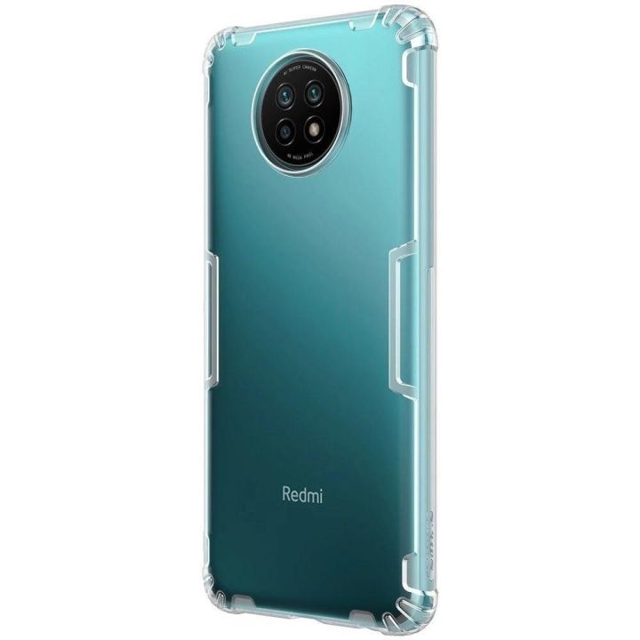 Nillkin Nature TPU Case Gel Ultra Slim Cover korpusas, skirtas Xiaomi Redmi Note 9T 5G , skaidrus