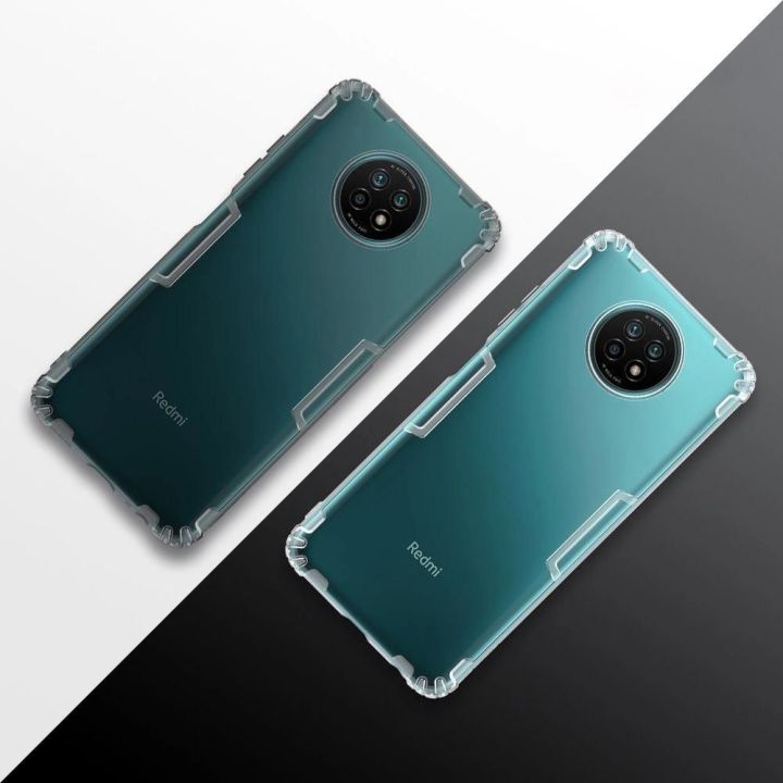 Nillkin Nature TPU Case Gel Ultra Slim Cover korpusas, skirtas Xiaomi Redmi Note 9T 5G , skaidrus