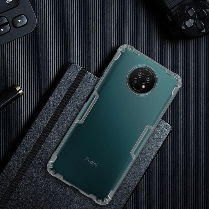 Nillkin Nature TPU Case Gel Ultra Slim Cover korpusas, skirtas Xiaomi Redmi Note 9T 5G , skaidrus
