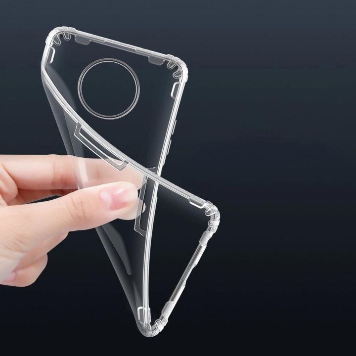 Nillkin Nature TPU Case Gel Ultra Slim Cover korpusas, skirtas Xiaomi Redmi Note 9T 5G , skaidrus