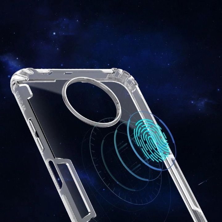 Nillkin Nature TPU Case Gel Ultra Slim Cover korpusas, skirtas Xiaomi Redmi Note 9T 5G , skaidrus