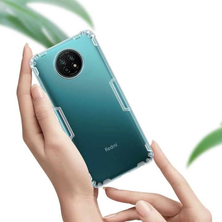 Nillkin Nature TPU Case Gel Ultra Slim Cover korpusas, skirtas Xiaomi Redmi Note 9T 5G , skaidrus