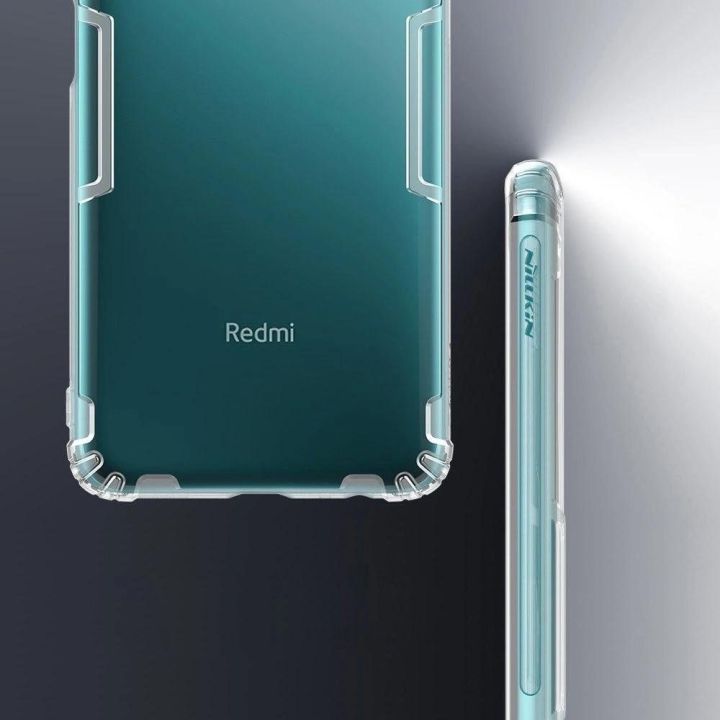 Nillkin Nature TPU Case Gel Ultra Slim Cover korpusas, skirtas Xiaomi Redmi Note 9T 5G , skaidrus