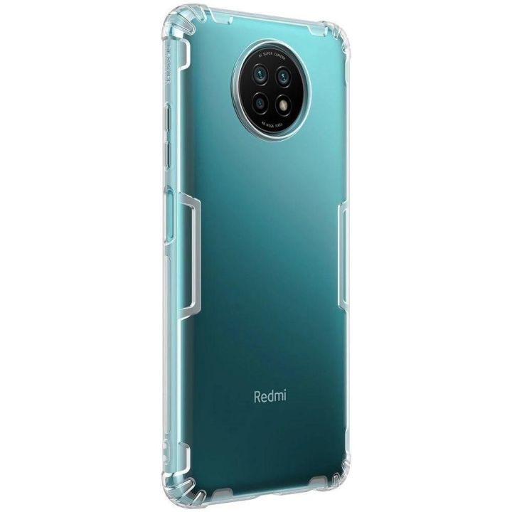 Nillkin Nature TPU Case Gel Ultra Slim Cover korpusas, skirtas Xiaomi Redmi Note 9T 5G , skaidrus
