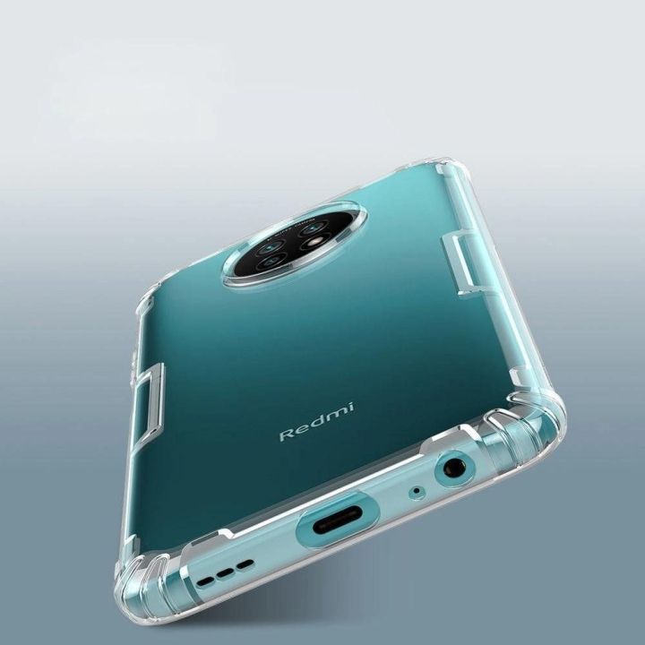 Nillkin Nature TPU Case Gel Ultra Slim Cover korpusas, skirtas Xiaomi Redmi Note 9T 5G , skaidrus