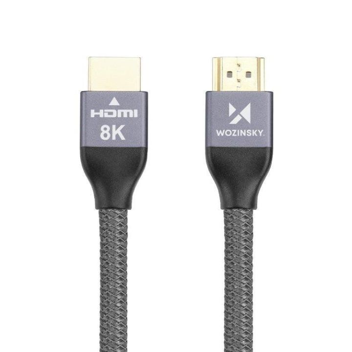 cable HDMI 2.1 8K 60 Hz 48 Gbps / 4K 120 Hz / 2K 144 Hz 1 m Silver (WHDMI-10)