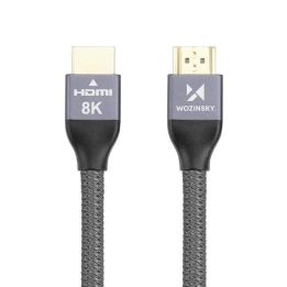 cable HDMI 2.1 8K 60 Hz 48 Gbps / 4K 120 Hz / 2K 144 Hz 2 m silver (WHDMI-20)
