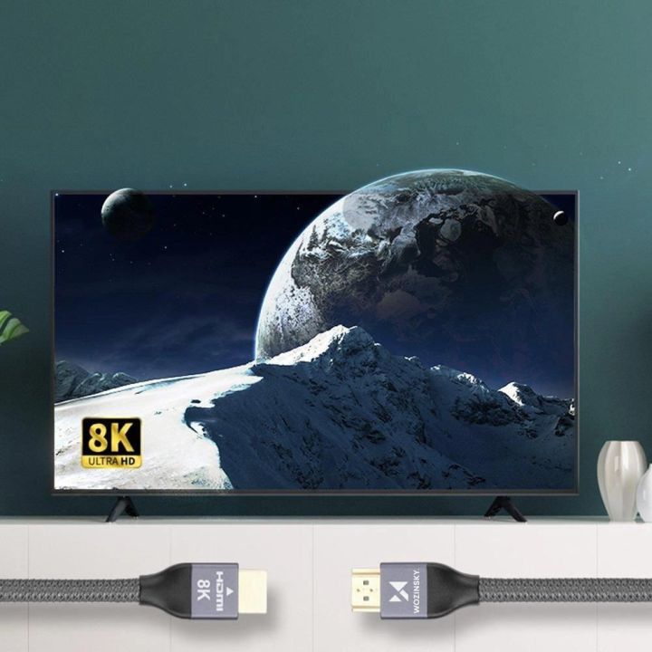 cable HDMI 2.1 8K 60 Hz 48 Gbps / 4K 120 Hz / 2K 144 Hz 5 m Silver (WHDMI-50)