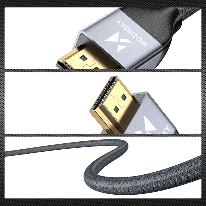 cable HDMI 2.1 8K 60 Hz 48 Gbps / 4K 120 Hz / 2K 144 Hz 5 m Silver (WHDMI-50)