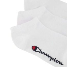 Trumpos medvilninės kojinės Champion, 3 poros, baltos