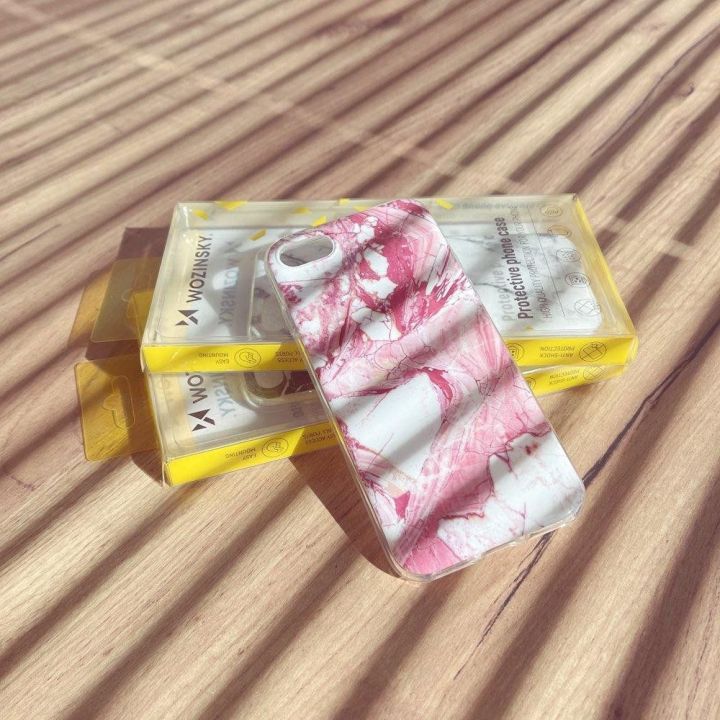 Marmurinis TPU dėklas, skirtas Xiaomi Mi 10T Pro / Mi 10T pink