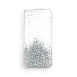 Žvaigždžių blizgučių švytintis dangtelis, skirtas Xiaomi Redmi Note 9T 5G , skaidrus