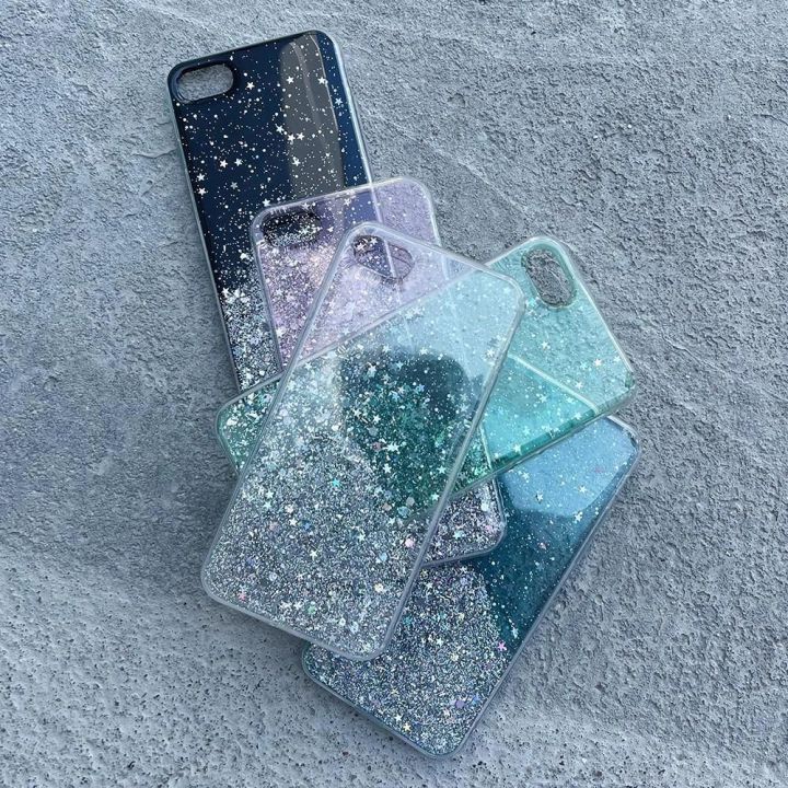 Žvaigždžių blizgučiais spindintis dangtelis, skirtas Xiaomi Mi 11 , skaidrus