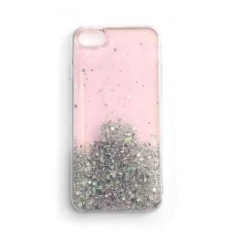 Žvaigždžių blizgučių švytintis dangtelis, skirtas Xiaomi Mi 11 pink