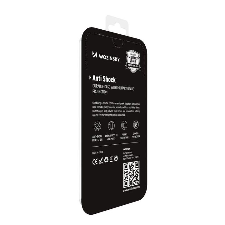 Patvarus dėklas nuo smūgių su karine apsauga, skirtas Xiaomi Mi 11 transparent