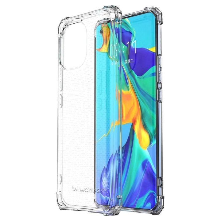 Patvarus dėklas nuo smūgių su karine apsauga, skirtas Xiaomi Mi 11 transparent