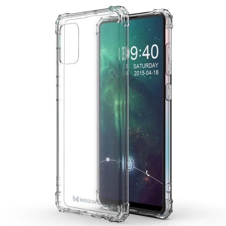 Patvarus dėklas su karinio lygio apsauga, skirtas Samsung Galaxy A72 4G transparent