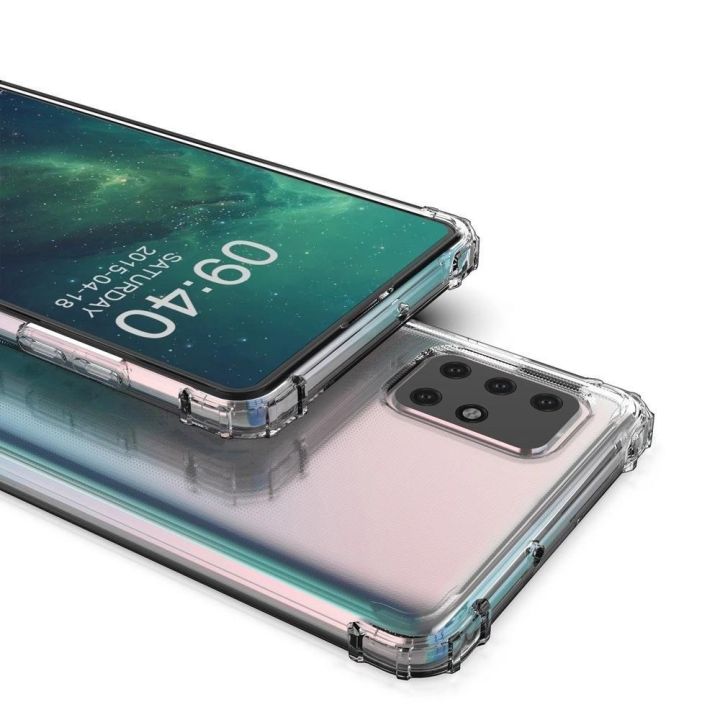 Patvarus dėklas su karinio lygio apsauga, skirtas Samsung Galaxy A72 4G transparent