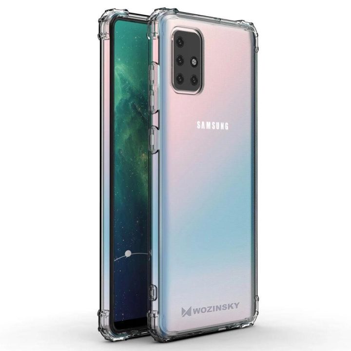 Patvarus dėklas su karinio lygio apsauga, skirtas Samsung Galaxy A72 4G transparent