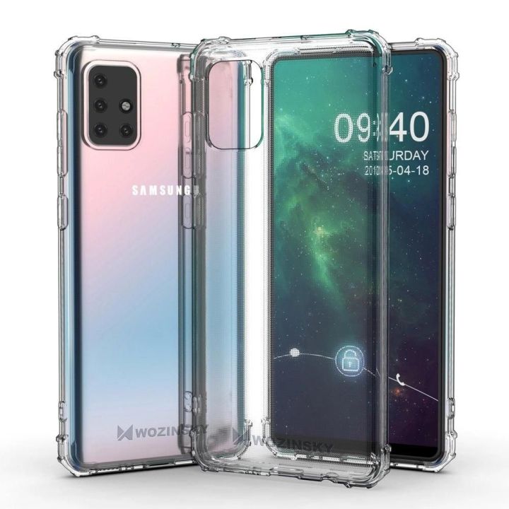 Patvarus dėklas su karinio lygio apsauga, skirtas Samsung Galaxy A72 4G transparent