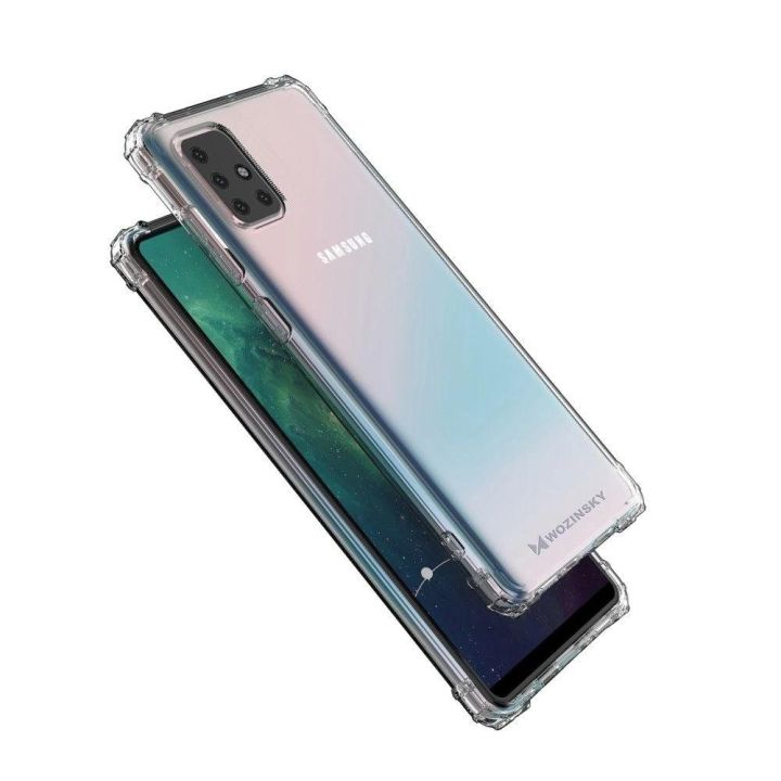 Patvarus dėklas su karinio lygio apsauga, skirtas Samsung Galaxy A72 4G transparent