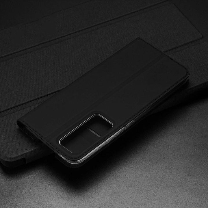 Skin Pro Bookcase tipo dėklas Vivo X60 , skirtas Vivo X60, juodos spalvos